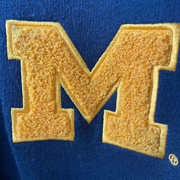 Franchise Club NCAA Michigan Wolverines Avalanche Fleece Jacket Dark Blue $125 X - Picture 4 of 11
